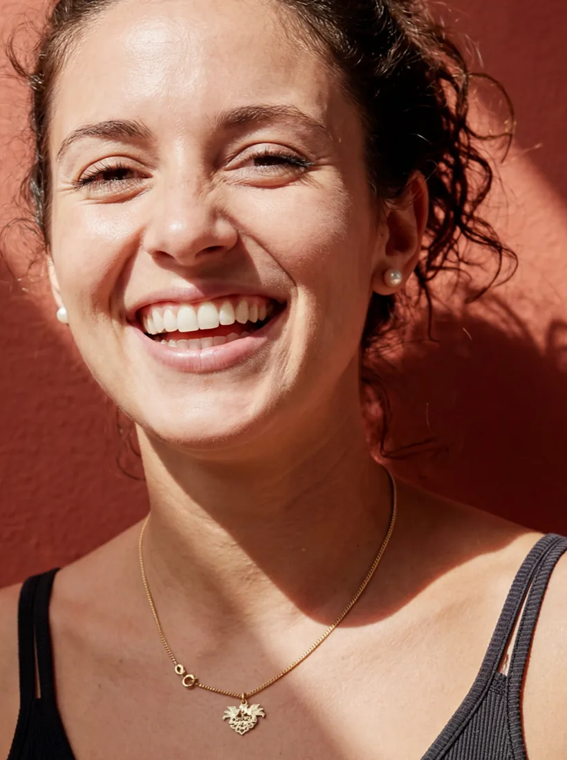 Woman using the Top Nutrition Coaching weight loss program